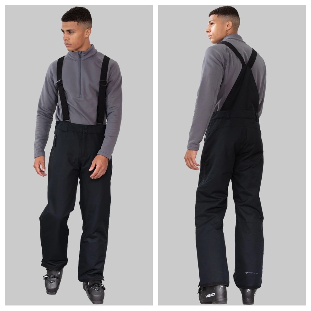 Obermeyer Axiom FZ Suspender Insulated Pant Snow Ski Bibs in Black